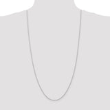 14k White Gold 1.5mm Parisian Wheat Chain