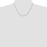 14k White Gold 1.75mm Parisian Wheat Chain