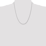 14k White Gold 1.75mm ParisianWheat Chain