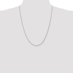 14k White Gold 1.75mm Parisian Wheat Chain