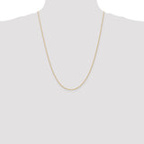14k 1mm Parisian Wheat Chain