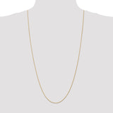 14k 1mm Parisian Wheat Chain