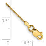 14k 1mm Parisian Wheat Chain
