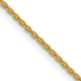 14k 1.2mm Parisian Wheat Chain