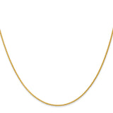 14k 1.2mm Parisian Wheat Chain