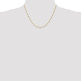 14k 1.2mm Parisian Wheat Chain