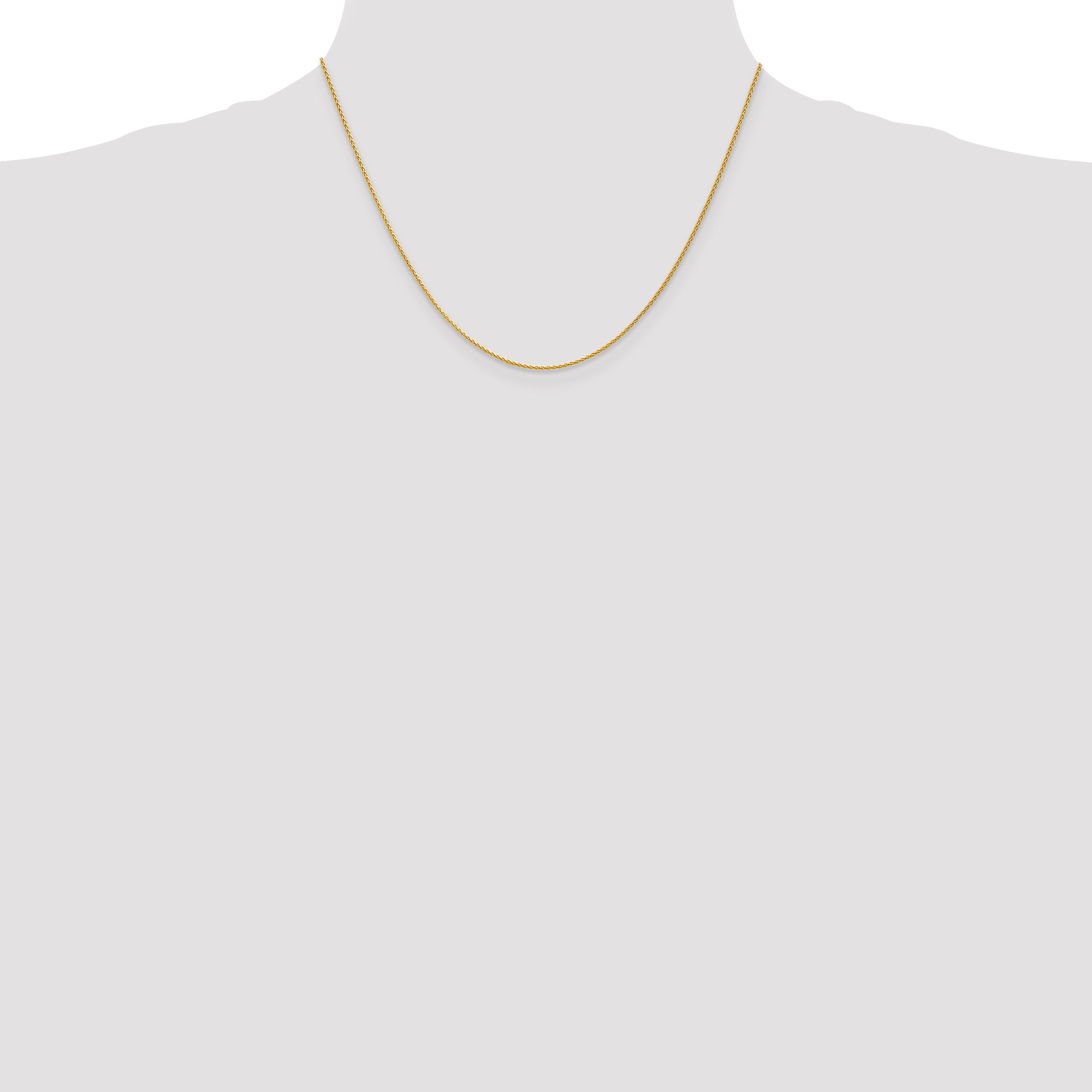 14k 1.2mm Parisian Wheat Chain