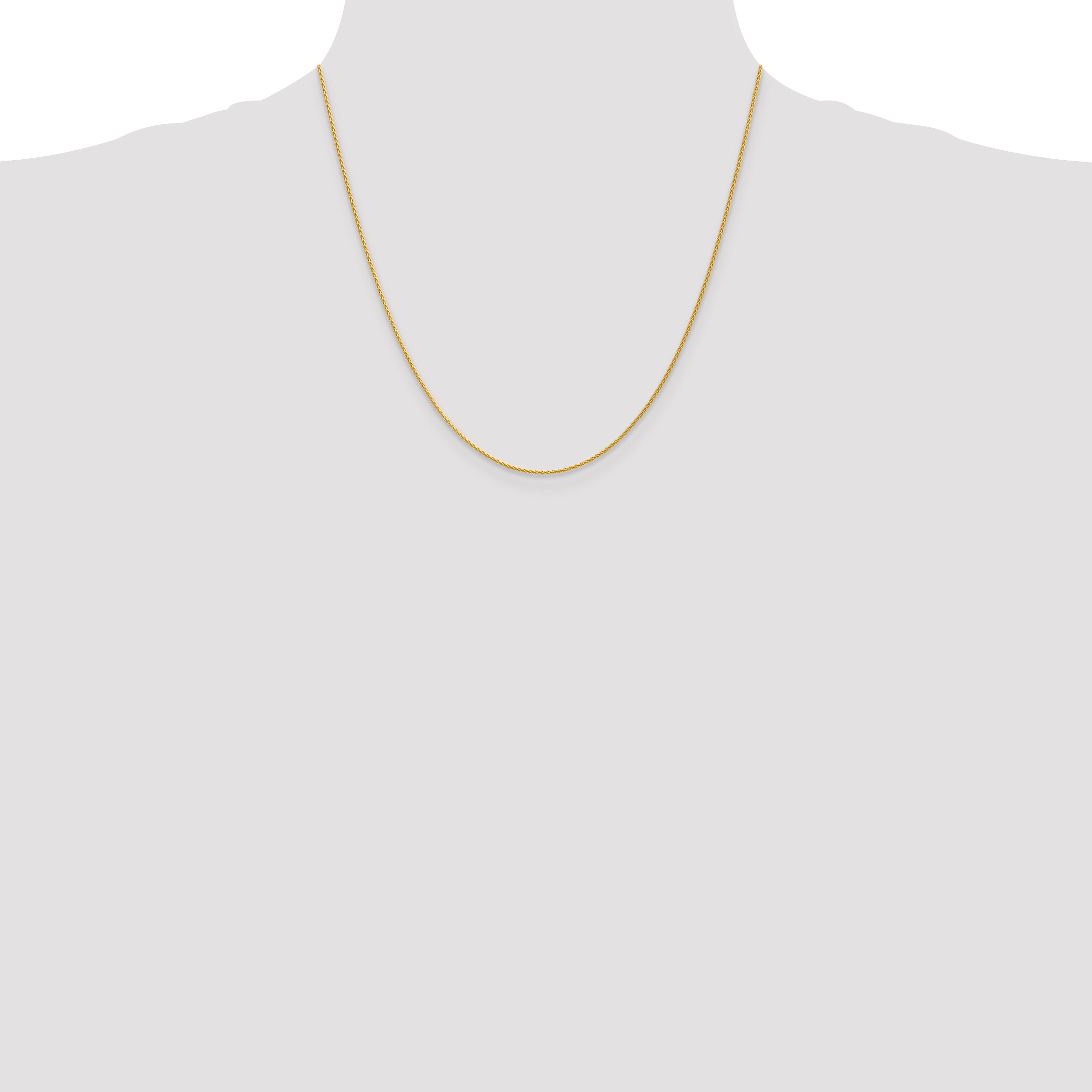 14k 1.2mm Parisian Wheat Chain