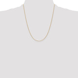 14k 1.2mm Parisian Wheat Chain