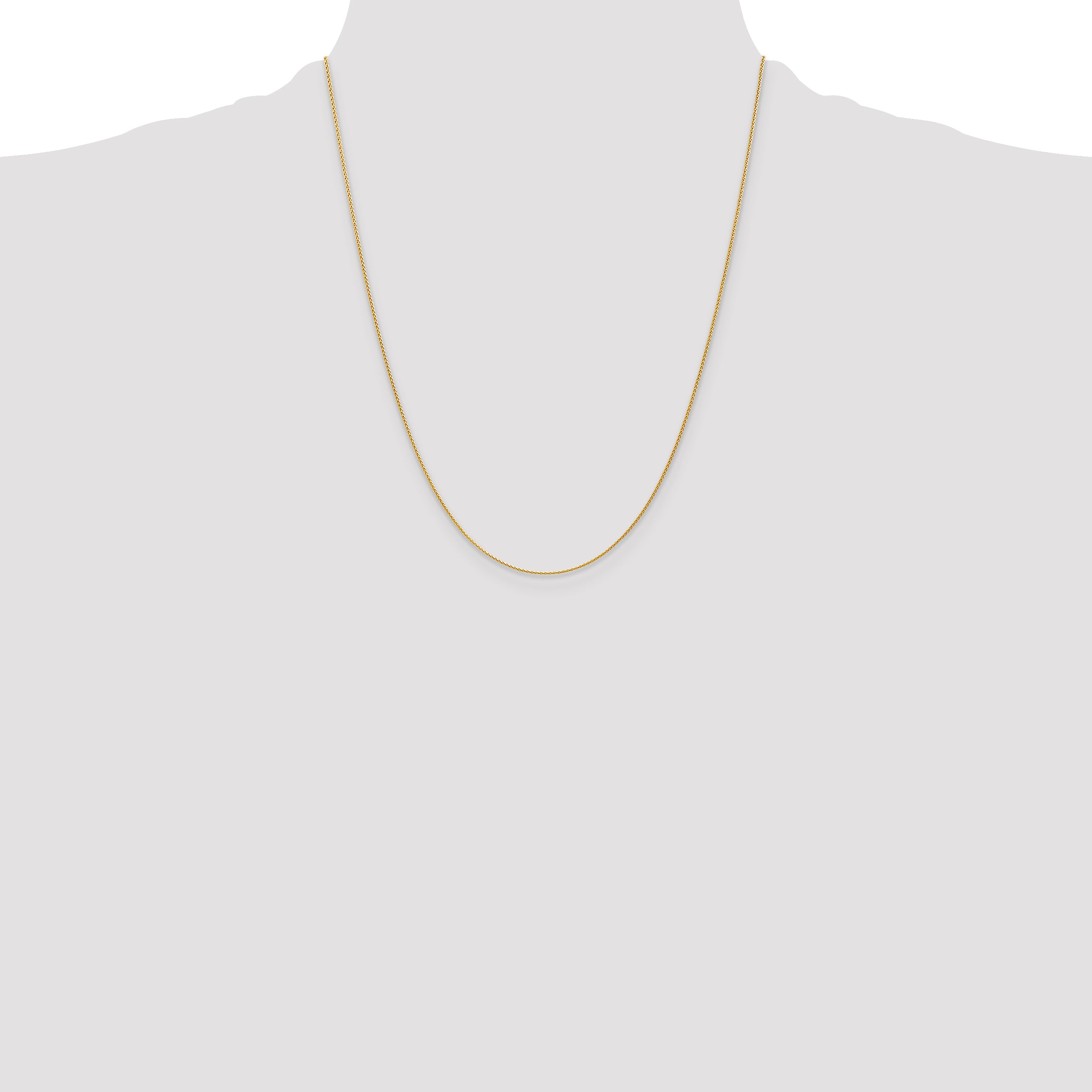 14k 1.2mm Parisian Wheat Chain