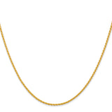 14k 1.5mm Parisian Wheat Chain