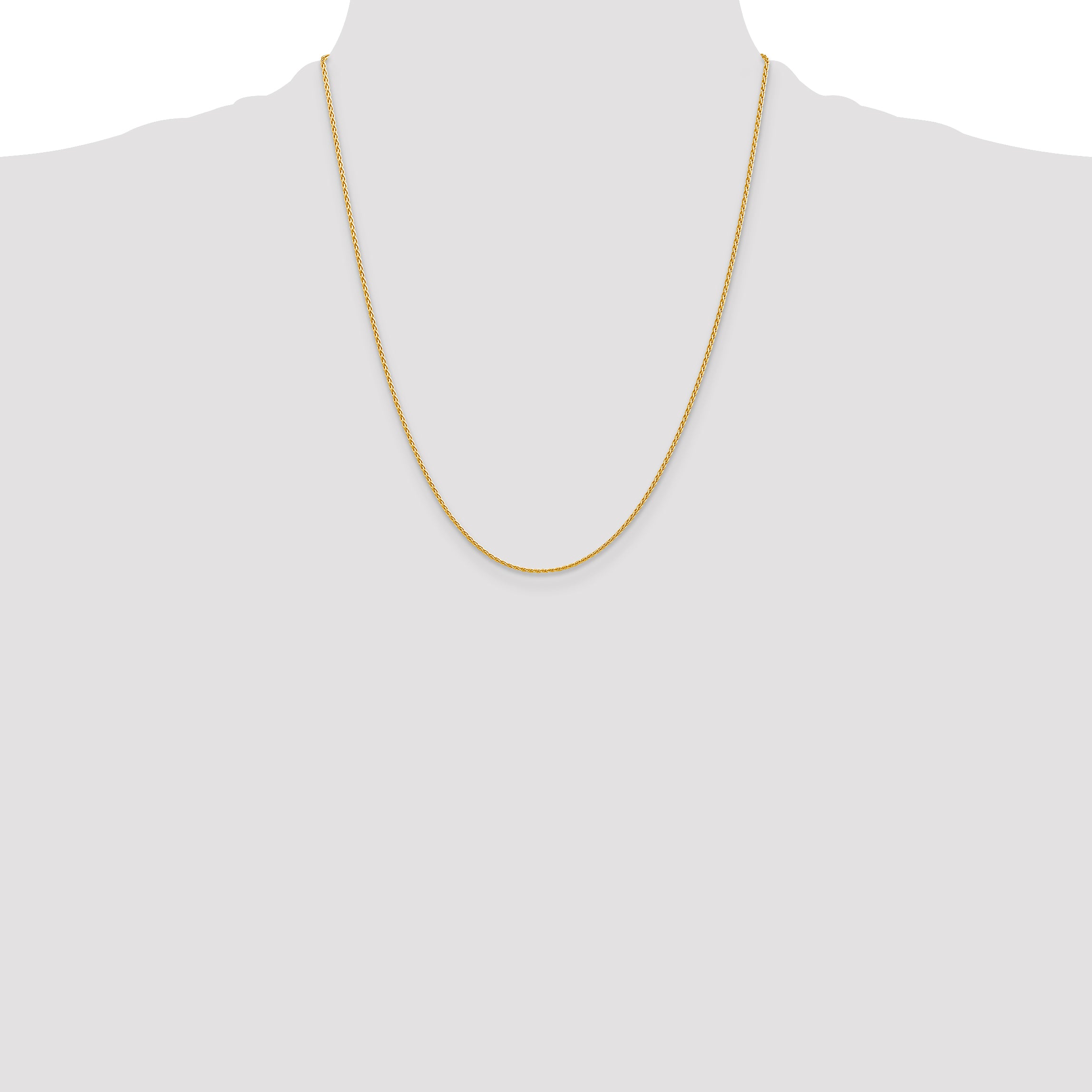 14k 1.5mm Parisian Wheat Chain
