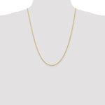 14k 1.5mm Parisian Wheat Chain
