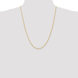 14k 1.5mm Parisian Wheat Chain
