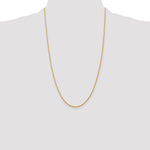 14k 1.5mm Parisian Wheat Chain