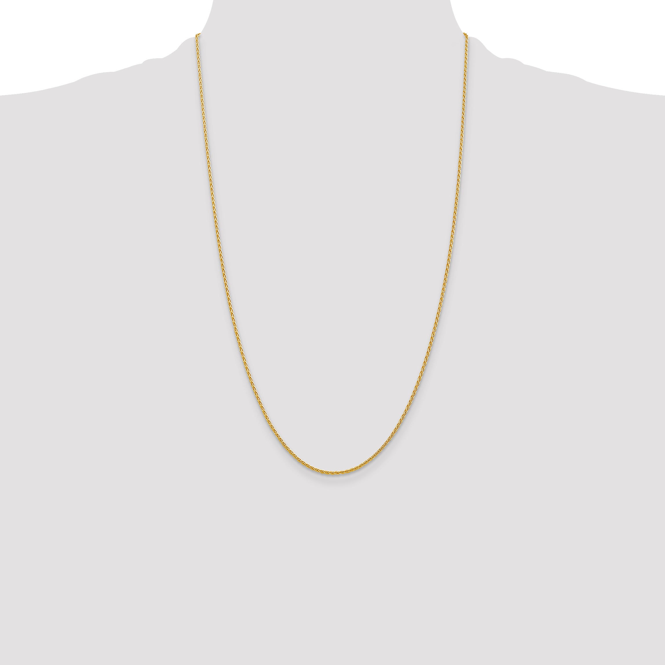 14k 1.5mm Parisian Wheat Chain