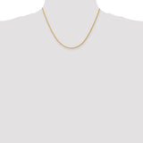 14k 1.75mm Parisian Wheat Chain