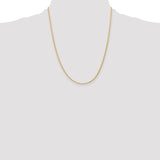 14k 1.75mm Parisian Wheat Chain