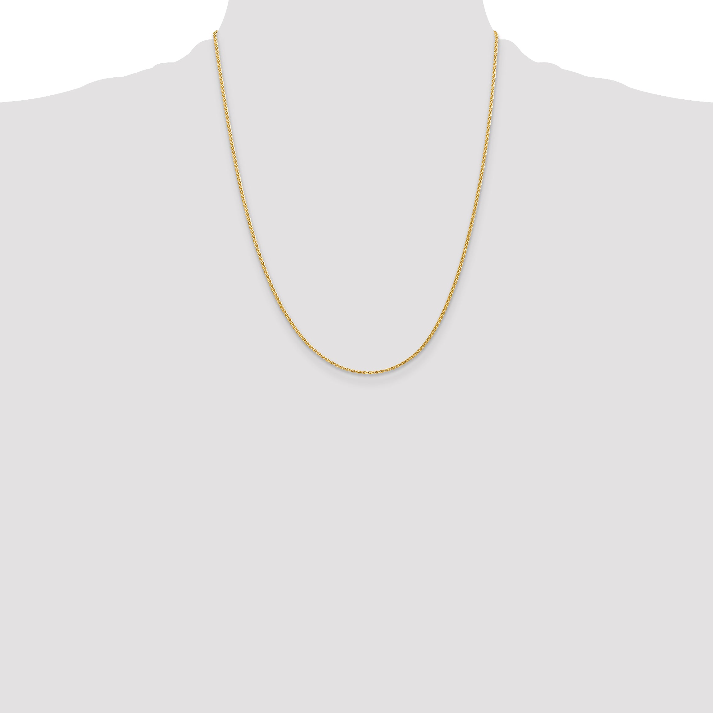 14k 1.75mm Parisian Wheat Chain