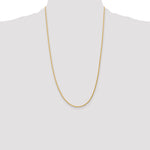 14k 1.75mm Parisian Wheat Chain