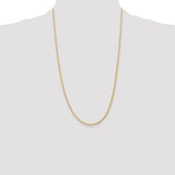 14k 1.75mm Parisian Wheat Chain