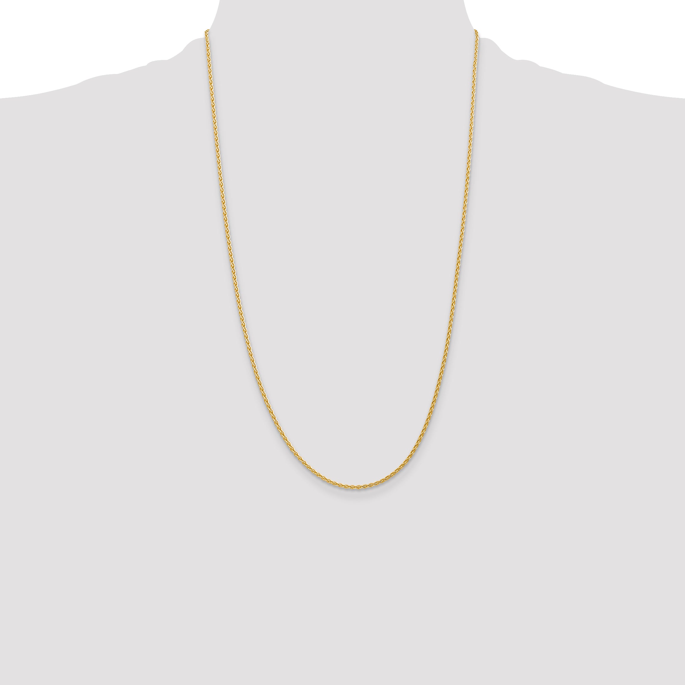 14k 1.75mm Parisian Wheat Chain