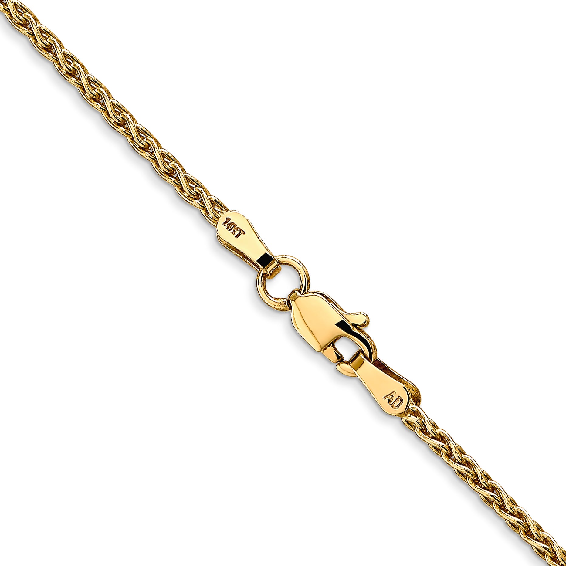14k 1.75mm Parisian Wheat Chain