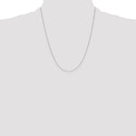 14k White Gold .8mm D/C Parisian Wheat Chain