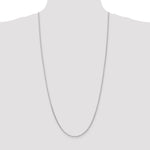 14k White Gold 1.6mm D/C Parisian Wheat Chain