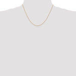 14k .8mm D/C Parisian Wheat Chain