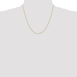14k .8mm D/C Parisian Wheat Chain