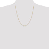 14k .8mm D/C Parisian Wheat Chain