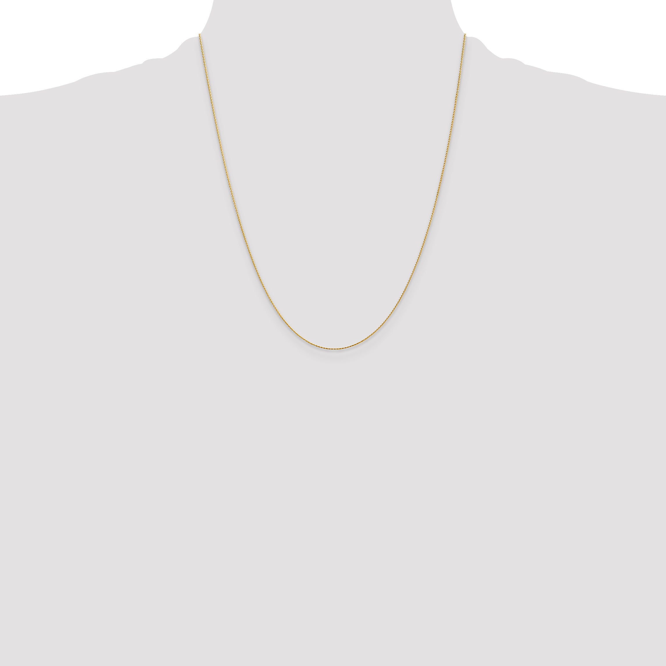 14k .8mm D/C Parisian Wheat Chain