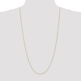 14k .8mm D/C Parisian Wheat Chain