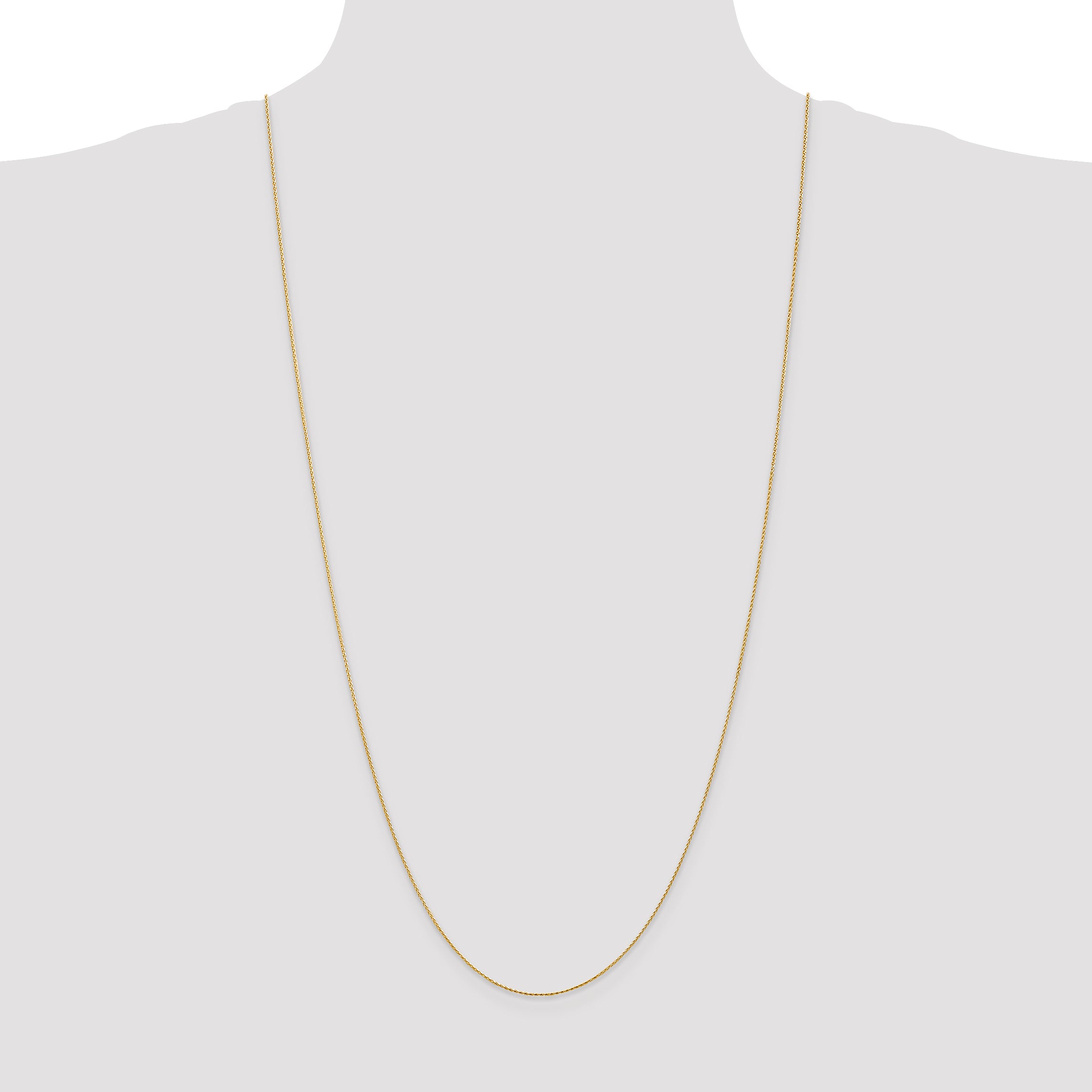 14k .8mm D/C Parisian Wheat Chain