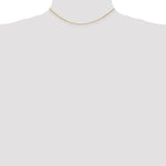 14K 1mm D/C Parisian Wheat Chain