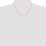 14K 1mm D/C Parisian Wheat Chain
