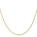 14K 1mm D/C Parisian Wheat Chain