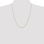 14K 1mm D/C Parisian Wheat Chain