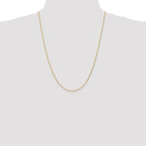 14K 1mm D/C Parisian Wheat Chain