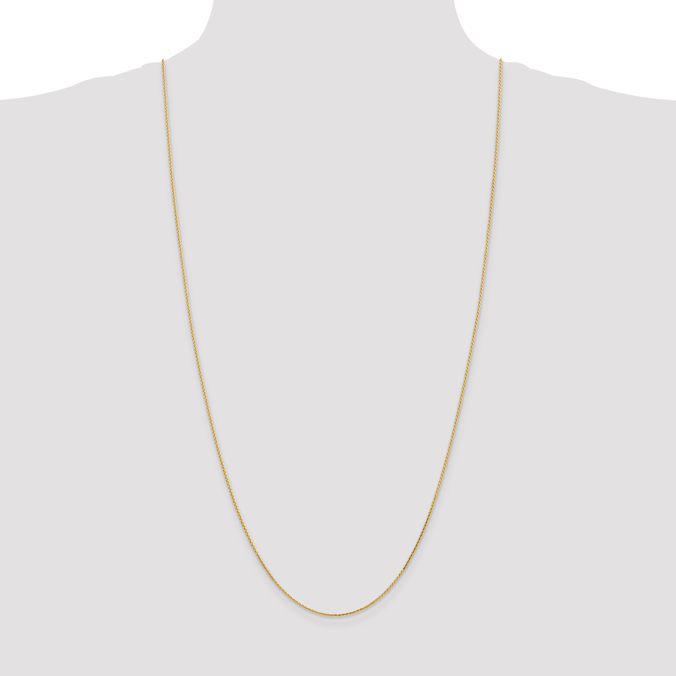 14K 1mm D/C Parisian Wheat Chain