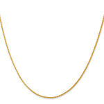 14K 1.4mm D/C Parisian Wheat Chain