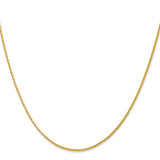 14K 1.4mm D/C Parisian Wheat Chain
