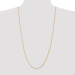 14K 1.4mm D/C Parisian Wheat Chain