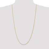 14K 1.4mm D/C Parisian Wheat Chain