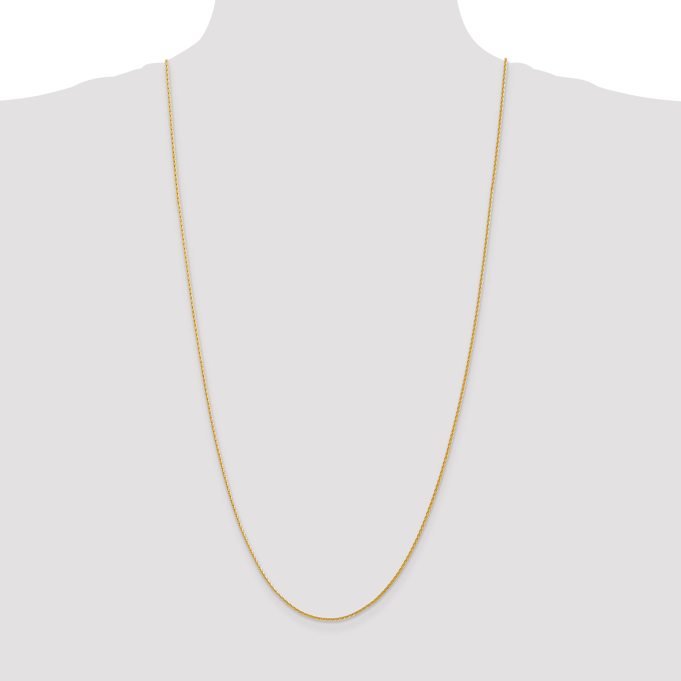 14K 1.4mm D/C Parisian Wheat Chain