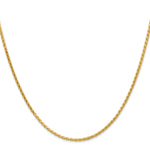 14K 1.6mm D/C Parisian Wheat Chain
