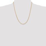 14K 1.6mm D/C Parisian Wheat Chain