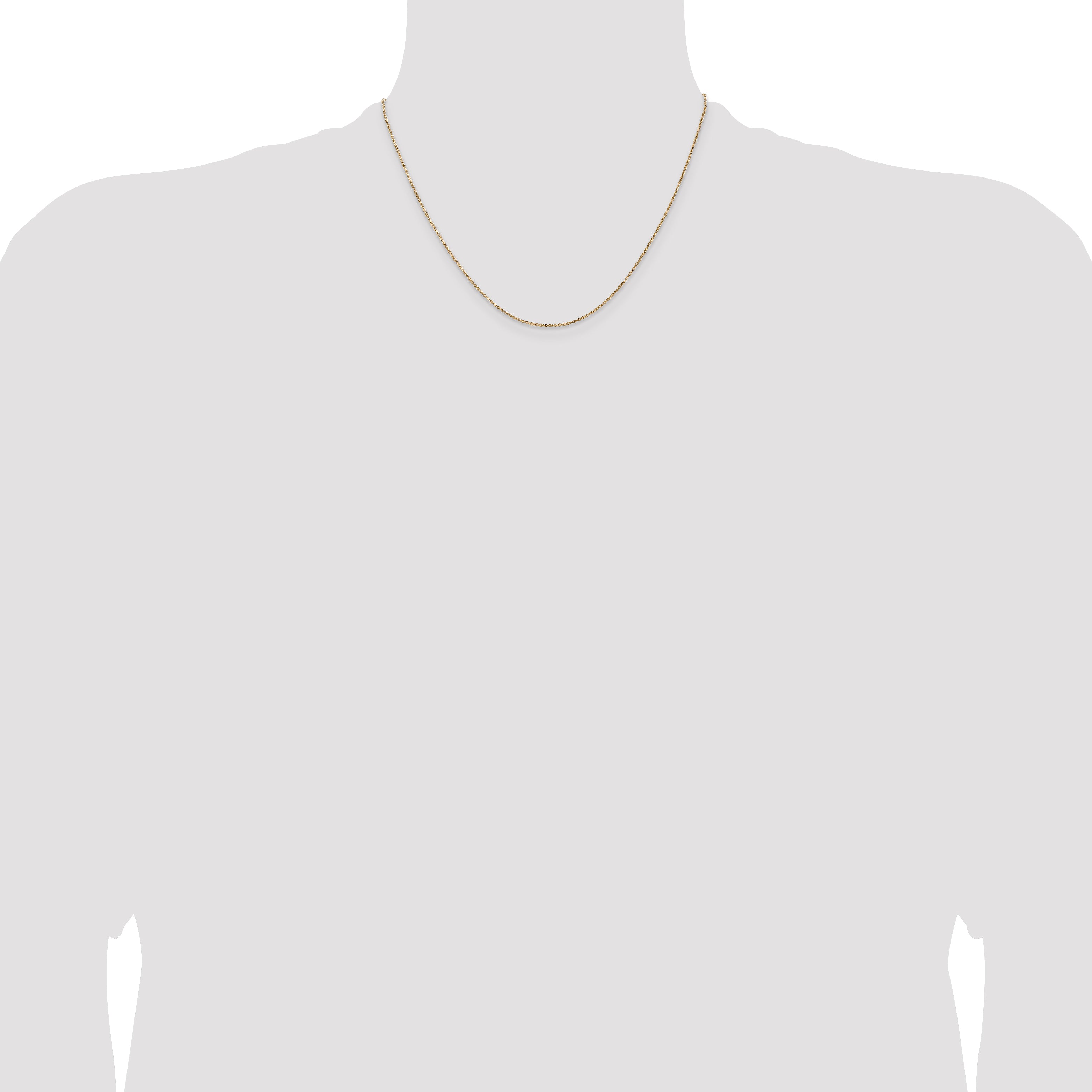 14k .8mm Light-Baby Rope Chain