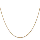 14k .8mm Light-Baby Rope Chain